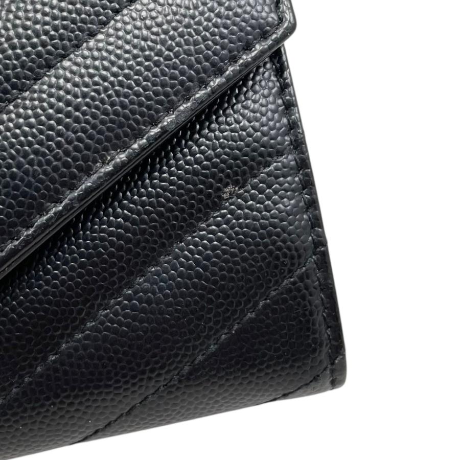 SAINT LAURENT サンローラン 3つ折り財布 モノグラム コンパクト