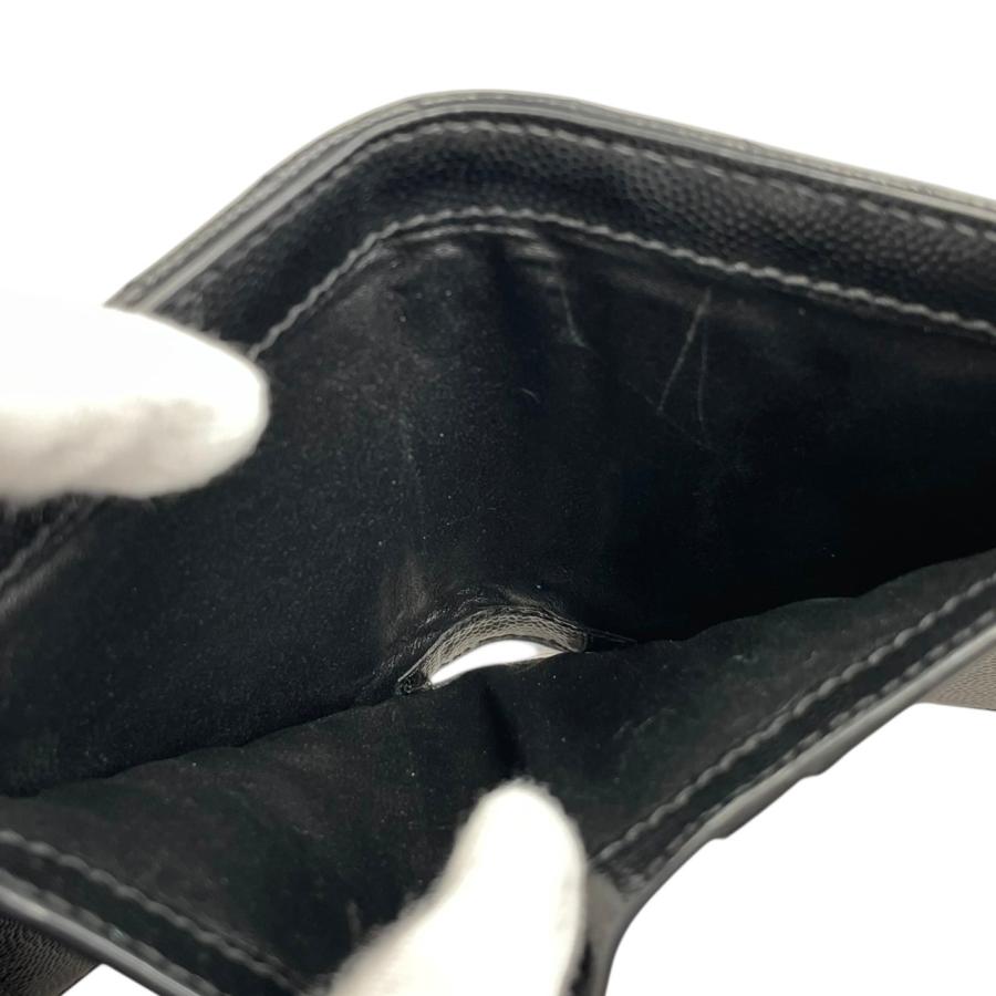 SAINT LAURENT サンローラン 3つ折り財布 モノグラム コンパクト