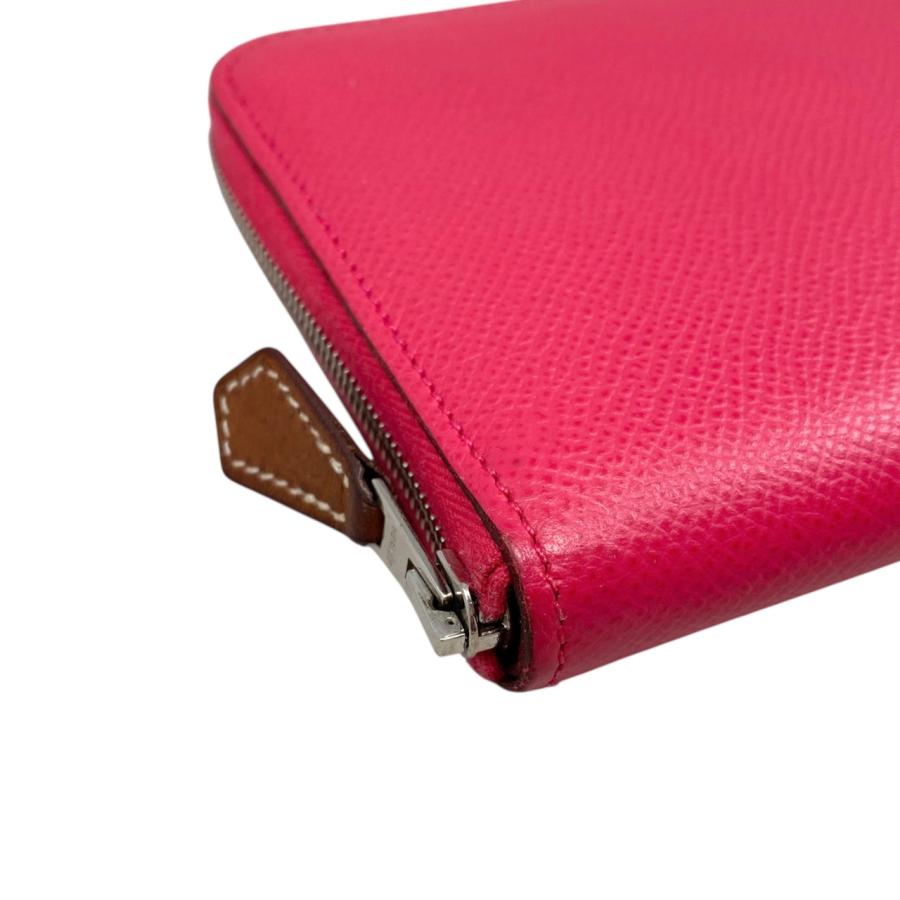 【良品】エルメス アザップロング シルクイン ピンク 長財布 ジッピー ラウンド 良品】エルメス アザップロング シルクイン ピンク 長財布 ジッピー