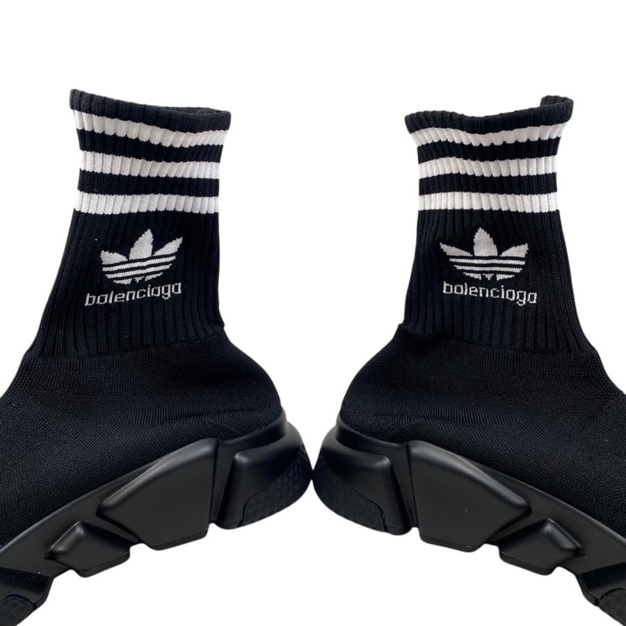 【新品】Balenciaga adidasコラボ ソックス ブラック Lサイズ BALENCIAGA（バレンシアガ） バレンシアガ×アディダスコラボ
