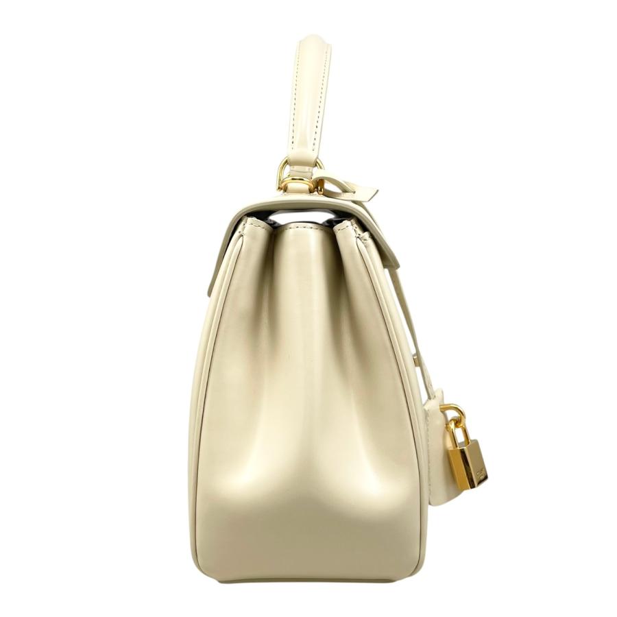 【CELINE】ハンドバッグ　ゴールド金具　レザー　アイボリー CELINE（セリーヌ） ハンドバッグ ショルダーバッグ スモール 16