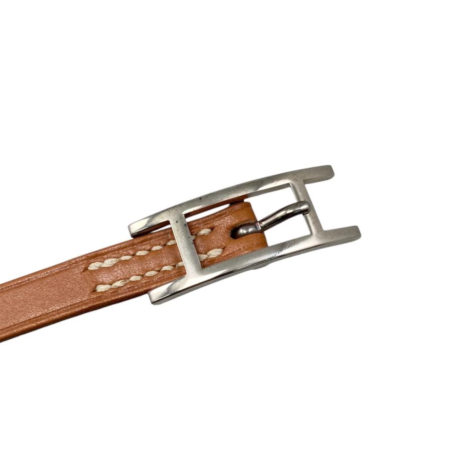 HERMES（エルメス） ブレスレット アピIII □刻印 ゴールド ブラウン