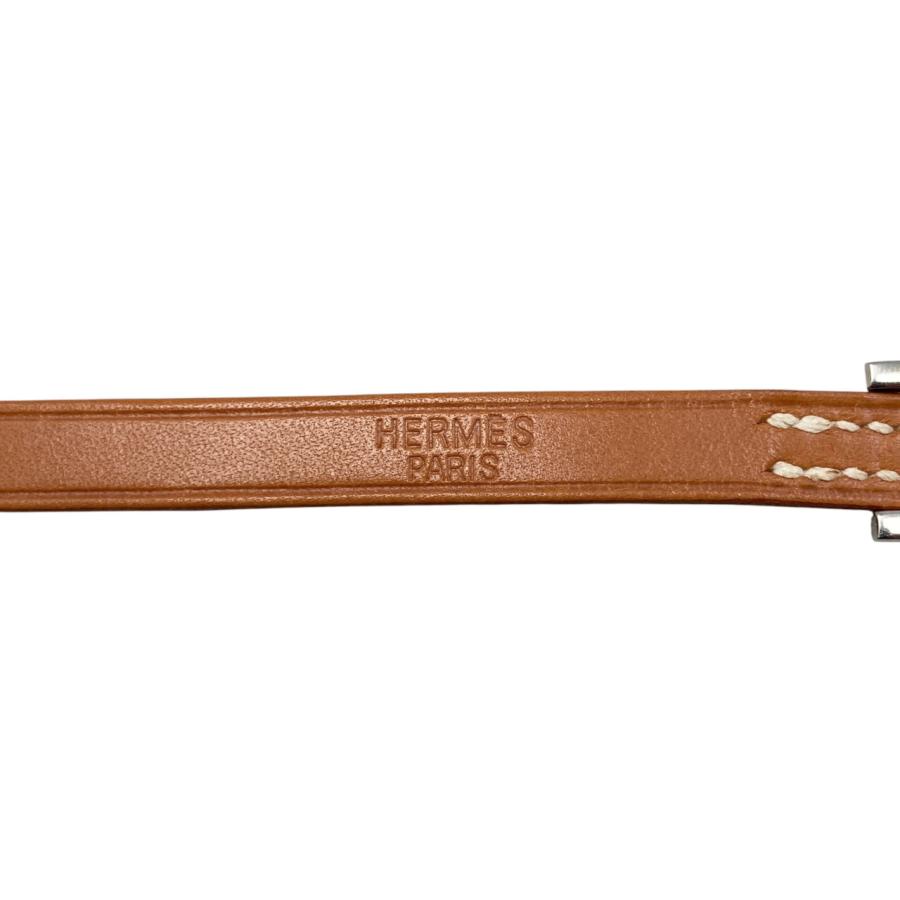 HERMES（エルメス） ブレスレット アピIII □刻印 ゴールド ブラウン