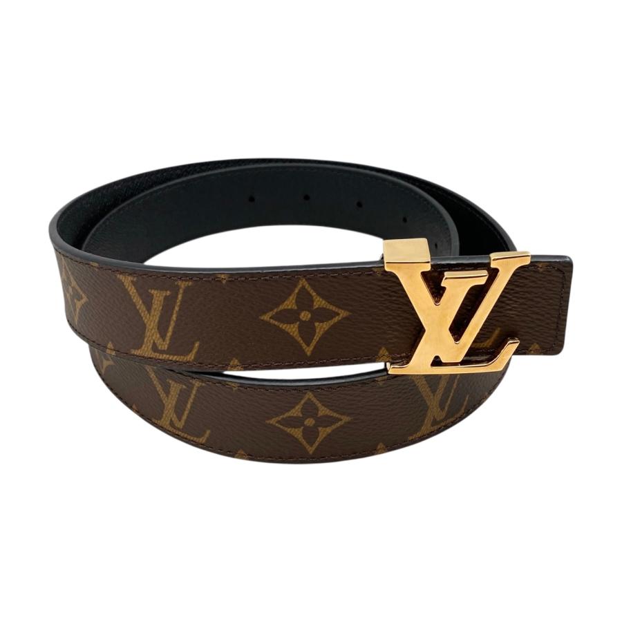 美品✨ルイヴィトン ベルト サンチュール LVイニシャル ゴールド金具 20mm LOUIS VUITTON（ルイ・ヴィトン） ベルト サンチュール・LVイニシャル