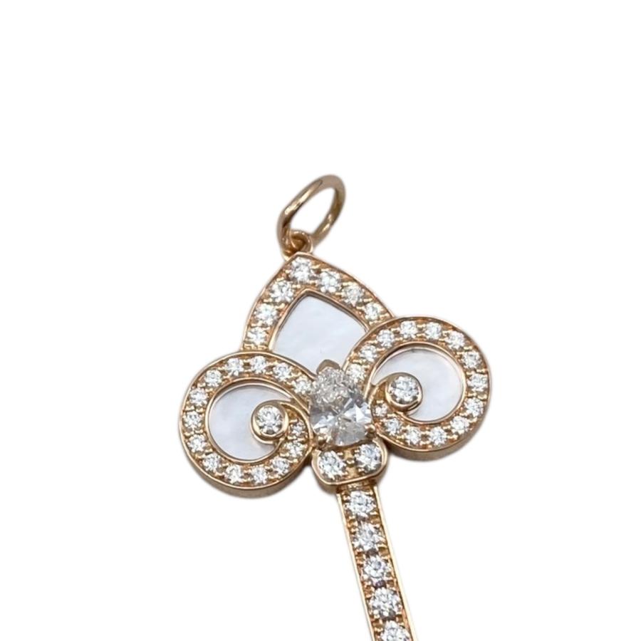 TIFFANY&Co.（ティファニー） ペントップ フルール ド リス キー Au750