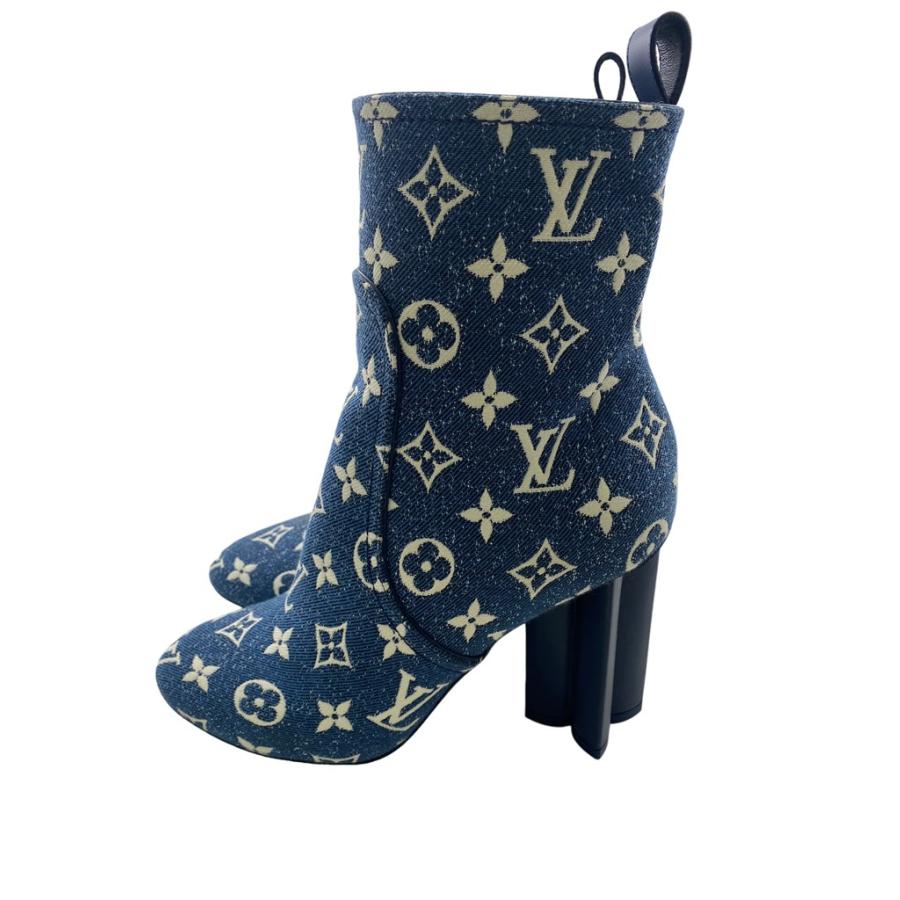 ルイヴィトン/シルエットライン アンクルブーツ/モノグラム/23.5cm