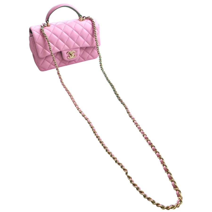 CHANEL シャネル ショルダーバッグ トップハンドル ミニフラップ CHANEL シャネル ショルダーバッグ トップハンドル ミニフラップ