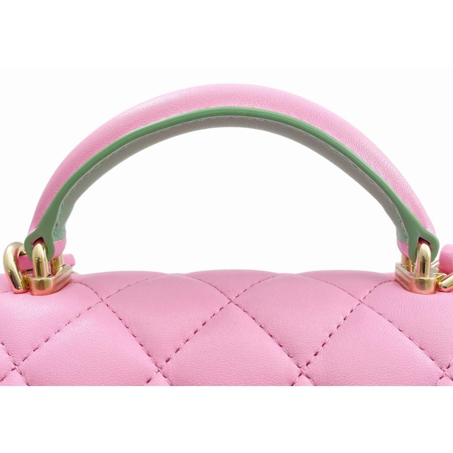 CHANEL シャネル ショルダーバッグ トップハンドル ミニフラップ CHANEL シャネル ショルダーバッグ トップハンドル ミニフラップ