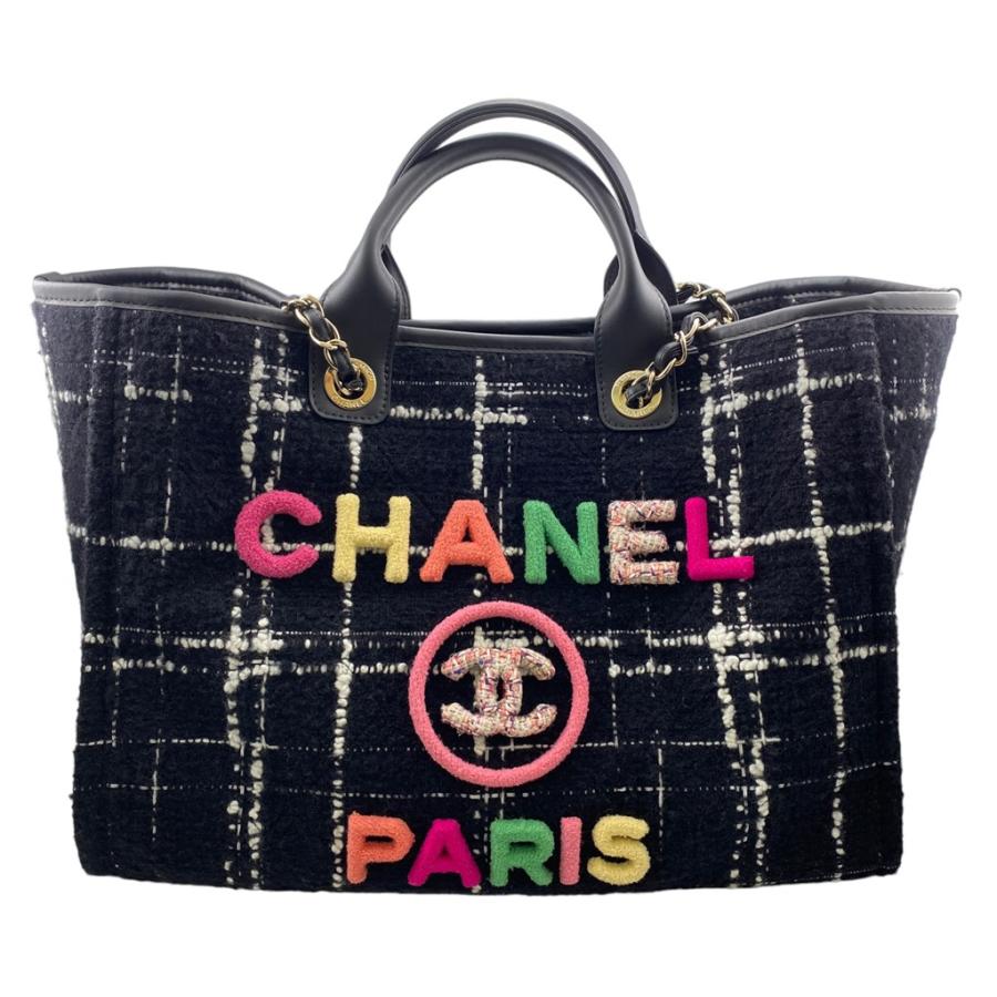 CHANEL シャネル A66941 ドーヴィルショッピングバッグ マルチカラー