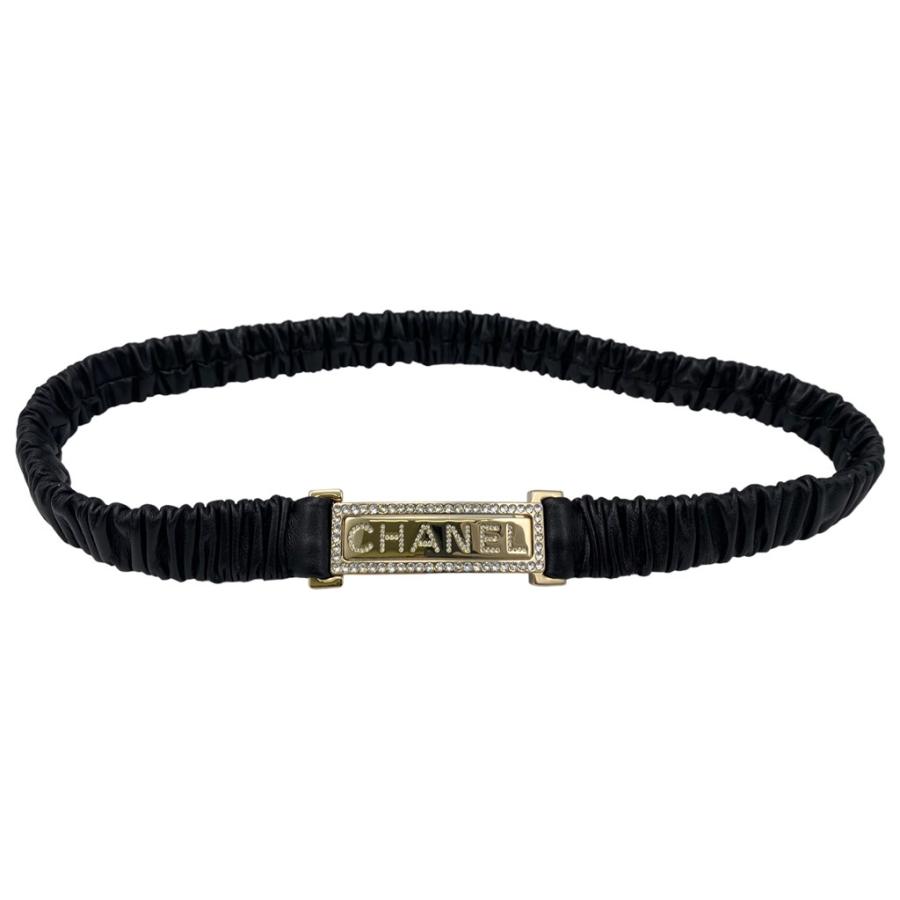 CHANEL シャネル ベルト AA8499 ラムスキン ブラック 箱・保存袋