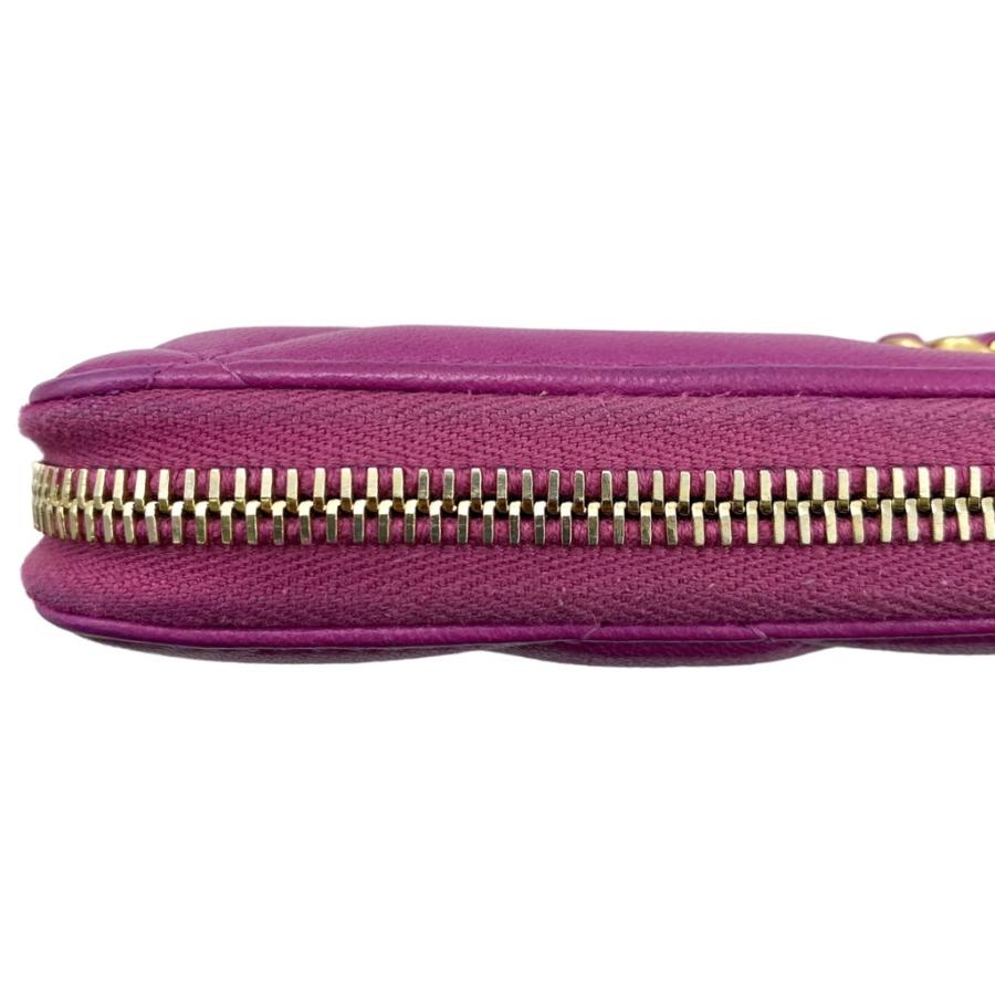 CHANEL 長財布 ローズパープル マドラッセ