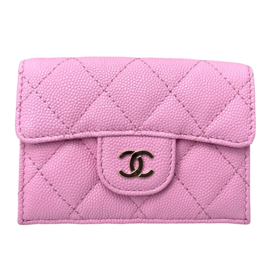 CHANEL シャネル AP0230 クラシックスモールフラップウォレット ピンク