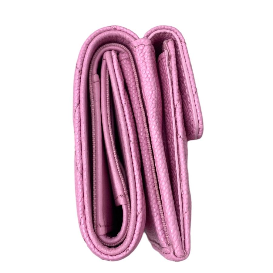 CHANEL シャネル 3つ折り財布 クラシックスモールフラップ