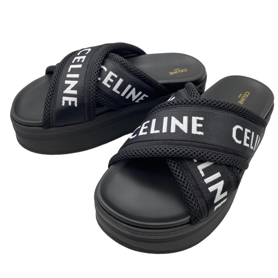 CELINE セリーヌ 354412276C.38AB プラットフォーム ロゴサンダル