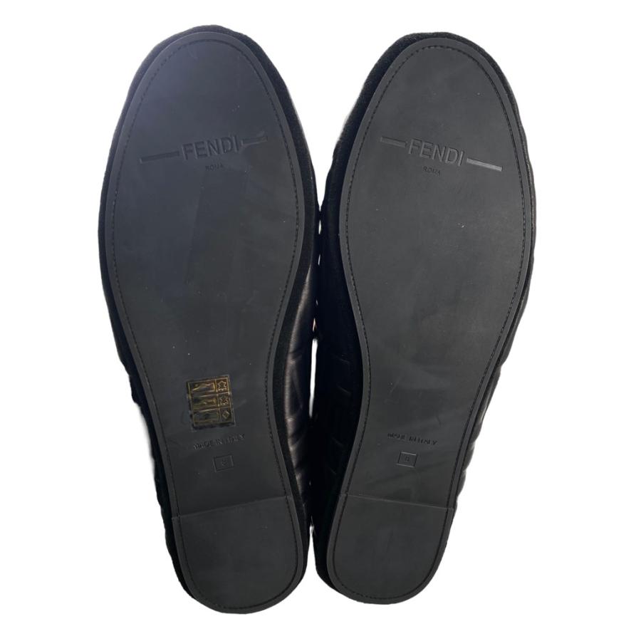 FENDI（フェンディ） FFナッパシューズ ラバーソール ラムレザー