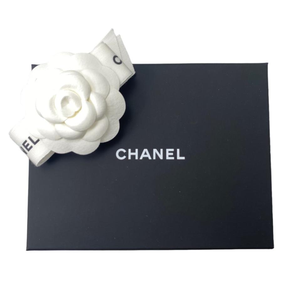 CHANEL シャネル シュシュ リボン シルク ネイビー 髪飾り ヘア CHANEL シャネル シュシュ リボン シルク ネイビー 髪飾り ヘア