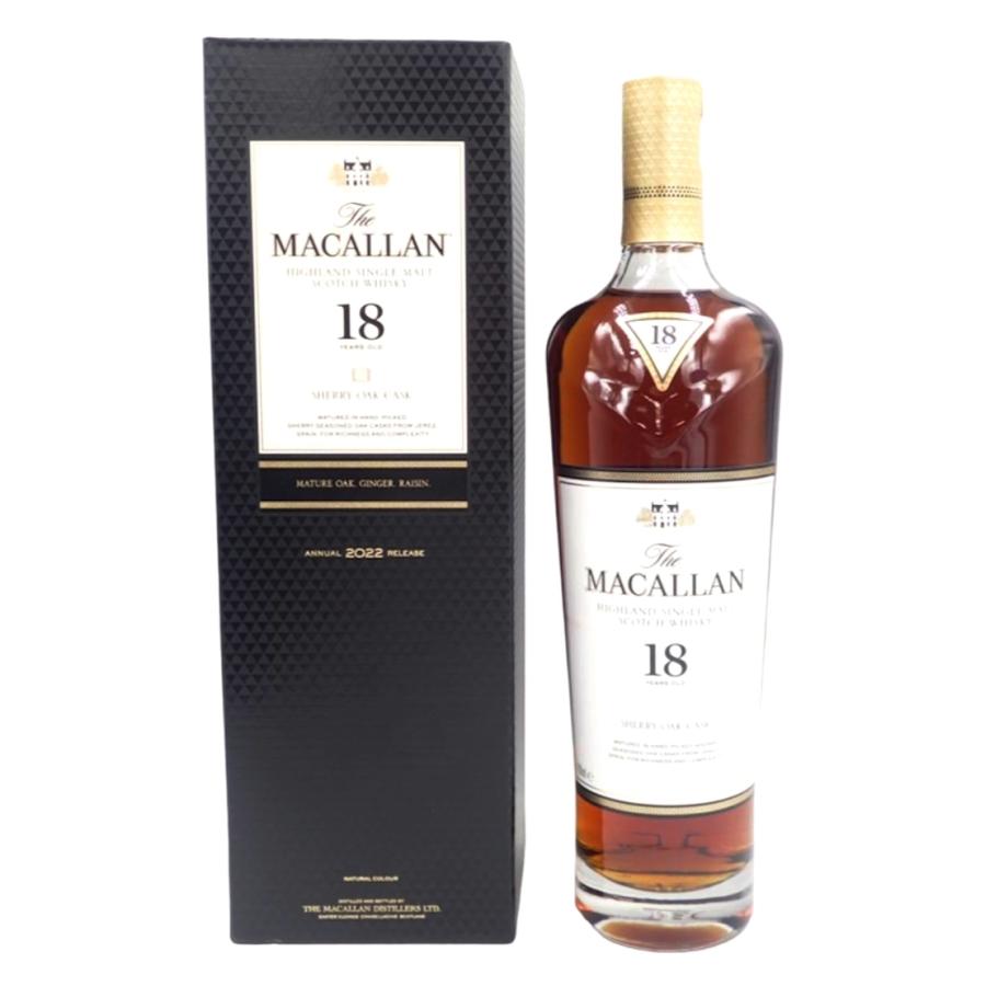 マッカラン 18年 シェリーオークカスク 700ml 新品未開栓2022年 ザ・マッカラン 未開栓 マッカラン 18年 シェリーオークカスク