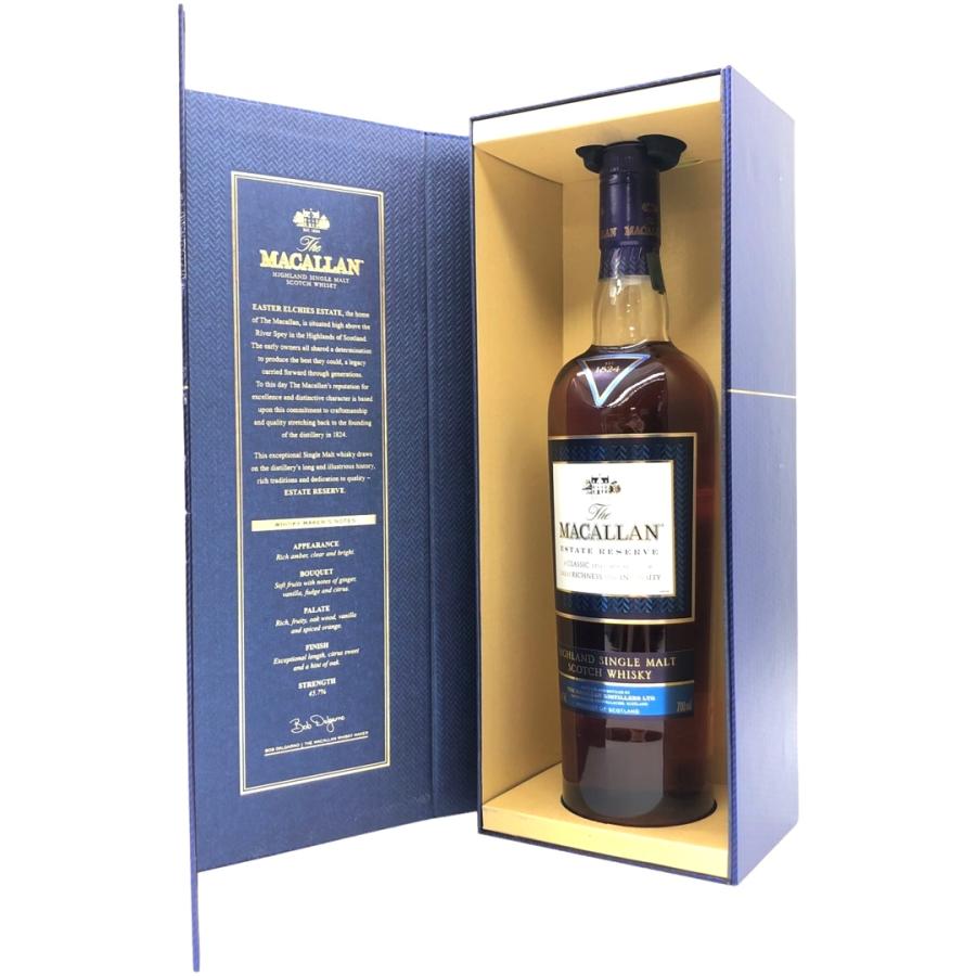 未開栓 The MACALLAN ESTATE RESERVE The1824 マッカラン エステートリザーブ 700ml 45.7％ :M