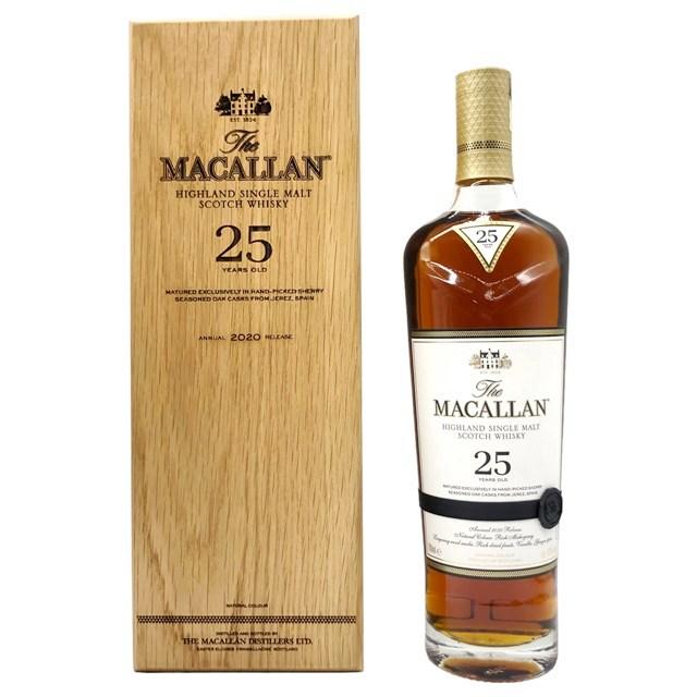 未開栓 ザ・マッカラン 25年 シングルモルト 2020リリース スコッチ