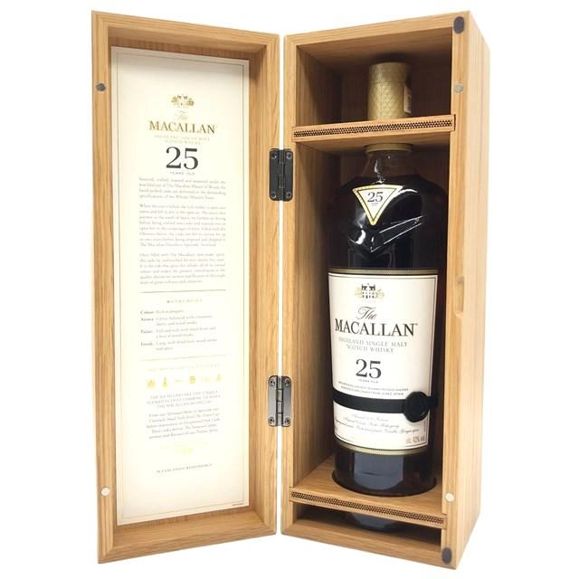 未開栓 ザ・マッカラン 25年 シングルモルト 2020リリース