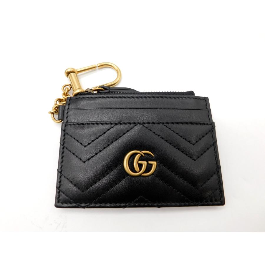 GUCCI グッチ GGマーモント キーチェーン付ウォレット 627064 小銭