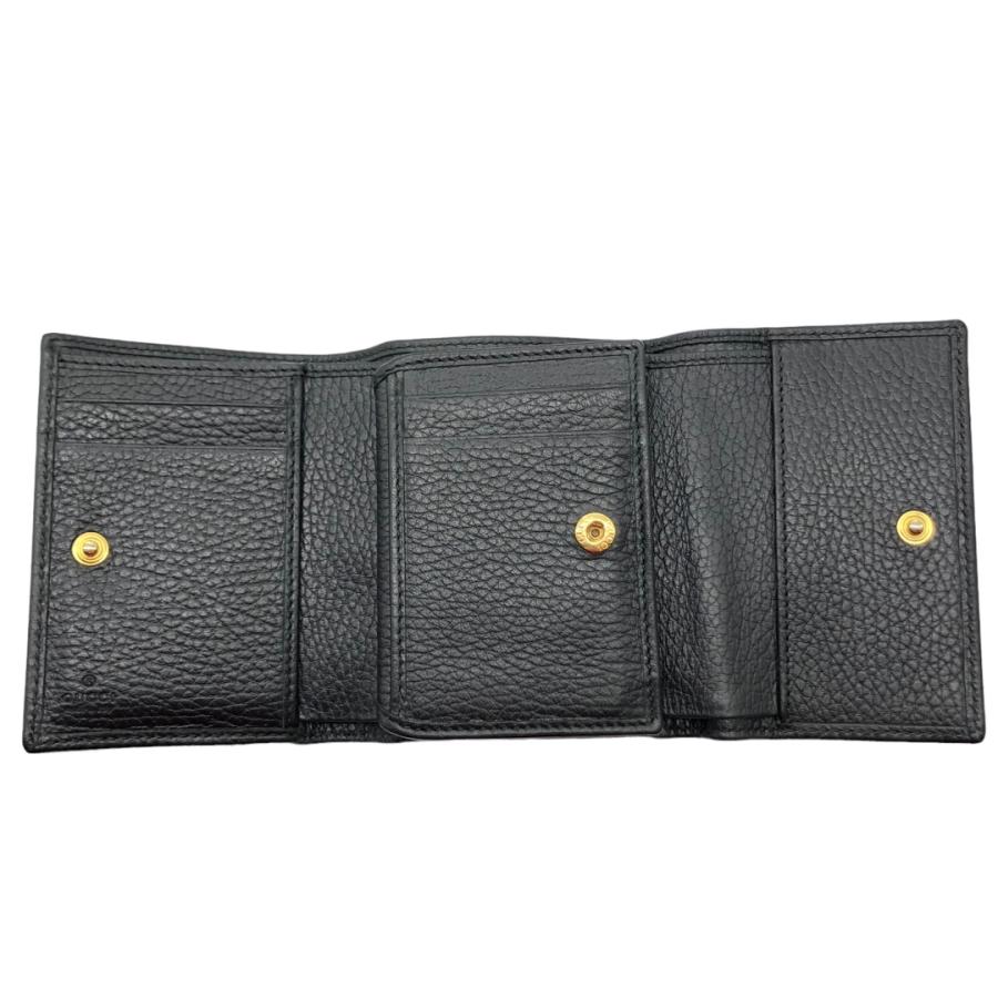 ✨未使用展示品・箱付き✨　GUCCI ミニ財布　マーモント　L字ファスナー 黒色 楽天市場】【新品】 グッチ 三つ折り財布 GGマーモント ミニウォレット