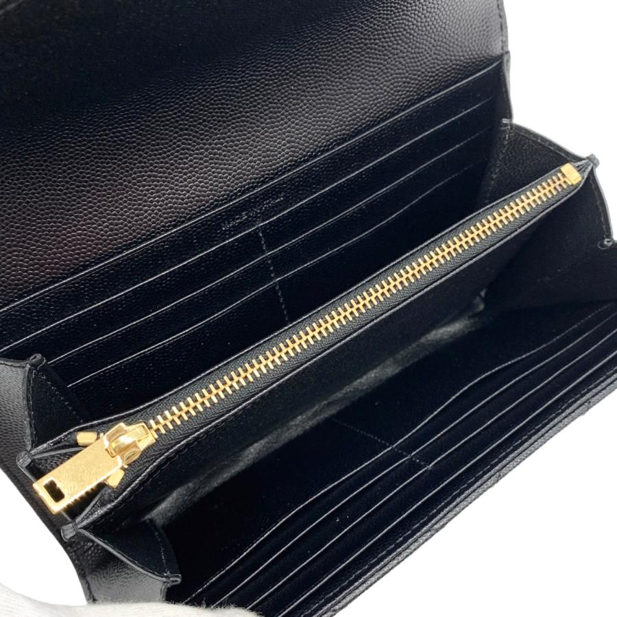 SAINT LAURENT サンローラン 2つ折り財布 ラージフラップウォレット