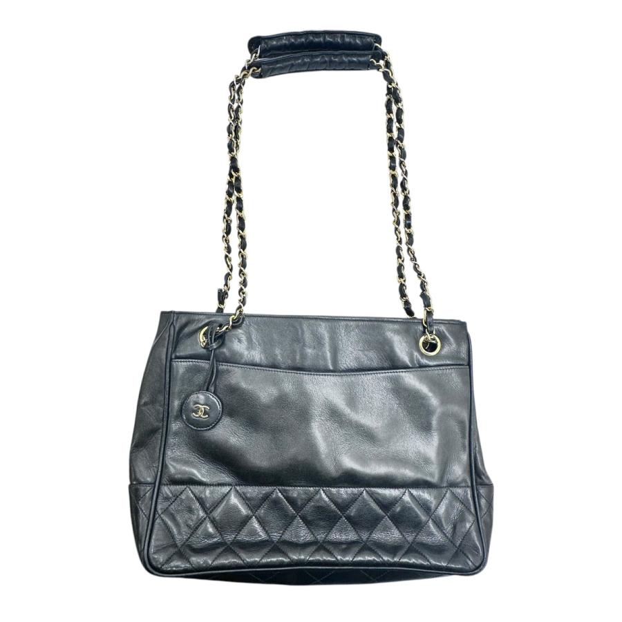 CHANEL（シャネル） マトラッセ チェーン ショルダーバッグ ブラック 