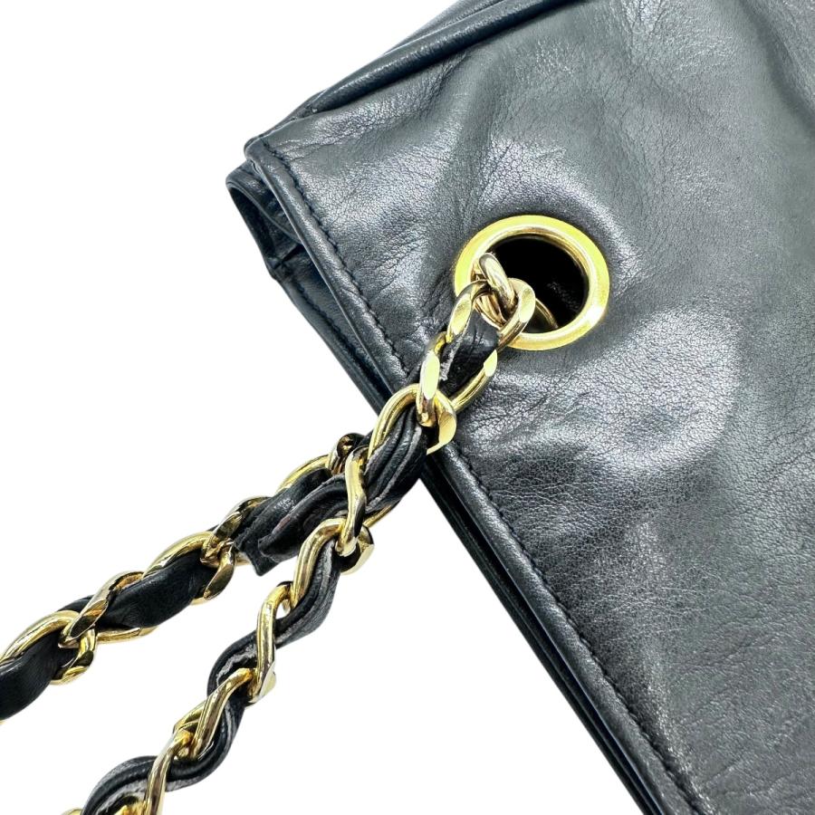 CHANEL シャネル マトラッセ チェーン ショルダーバッグ ブラック