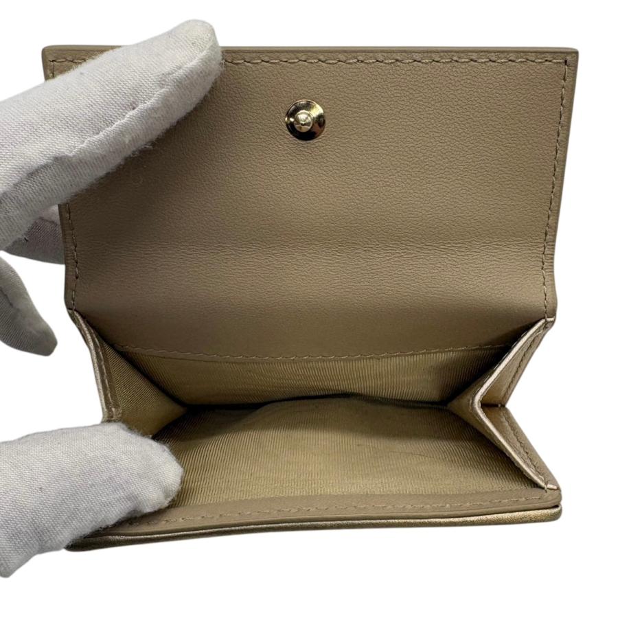 Christian Dior ロータスウォレット レディディオール 三つ折り 財布