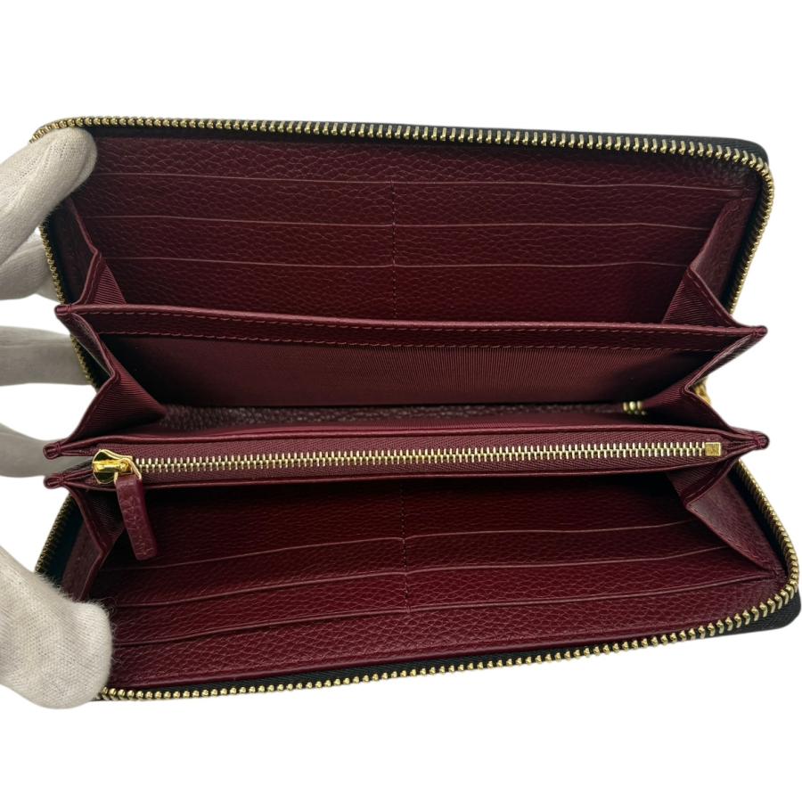 GUCCI グッチ 長財布 ダブルG バイカラー ジップアラウンド