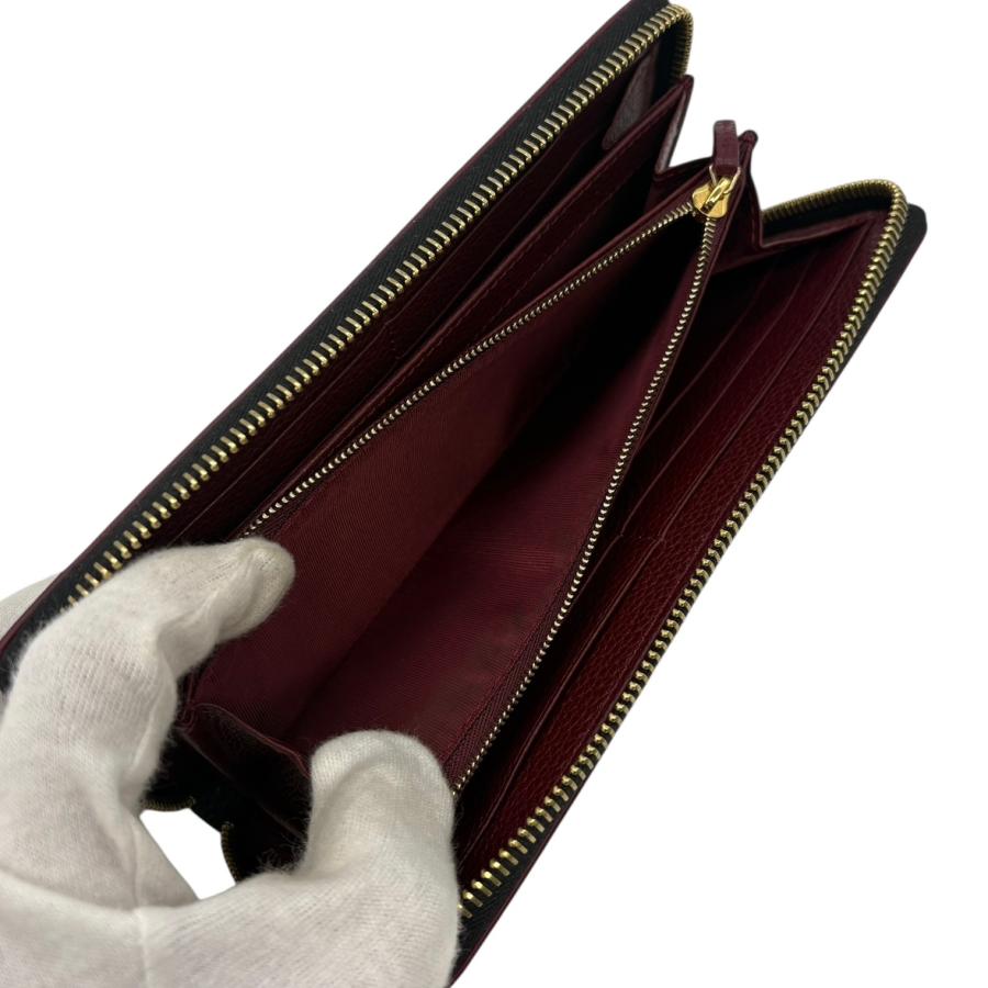 GUCCI グッチ 長財布 ダブルG バイカラー ジップアラウンドウォレット