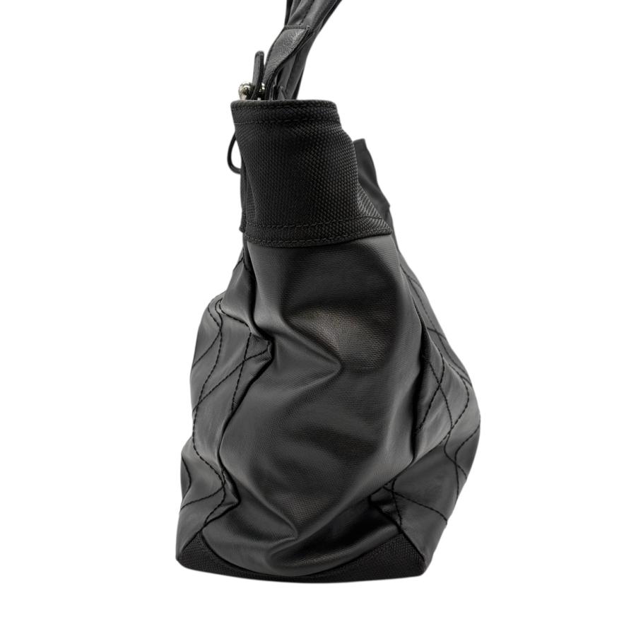 【超美品】シャネル　パリビアリッツ MMトートバッグ ブラック　シルバー CHANEL パリビアリッツ MM トートバッグ ブラック シルバー