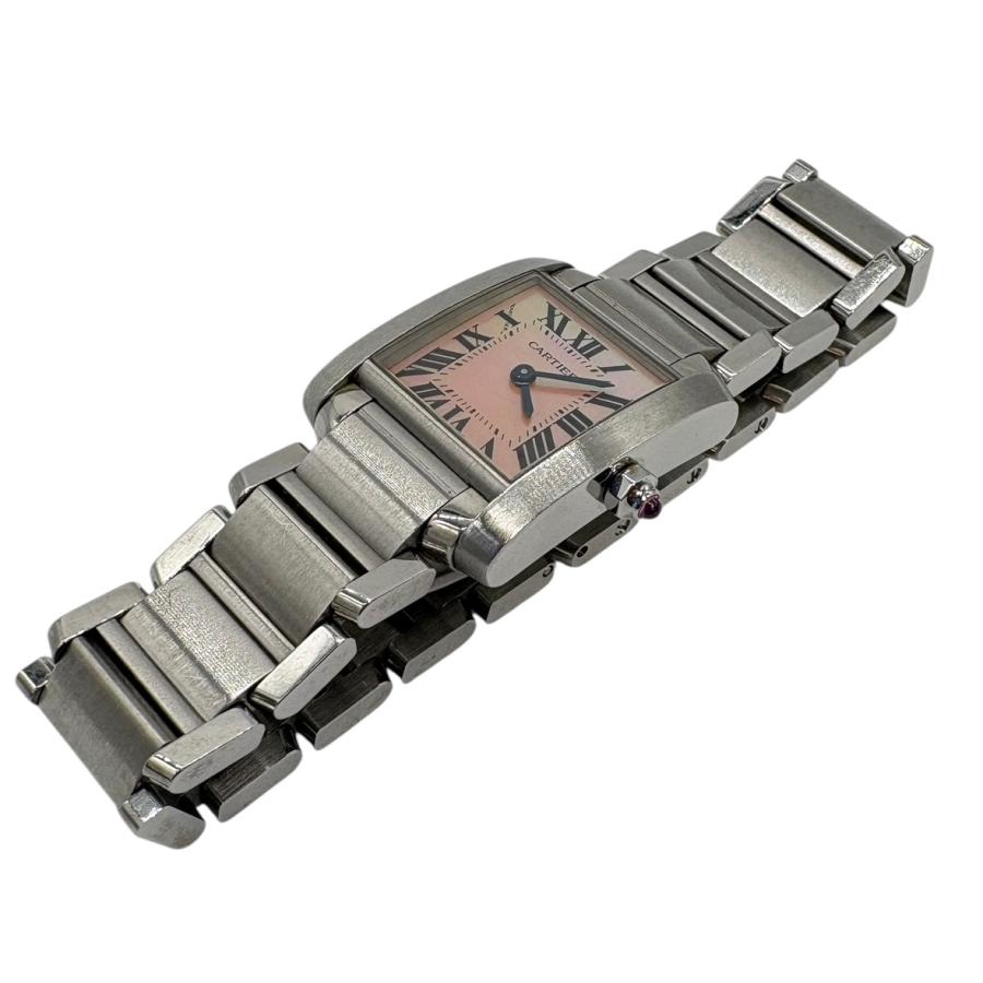 TANK（Cartier） カルティエ タンク フラセーズ SM W51028Q3 SS ピンク