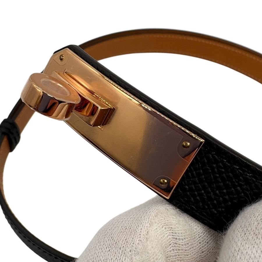 エルメス　HERMES ベルト ケリー 18 エプソン 新品未使用　ノワール HERMES（エルメス） ベルト ケリー 18 ヴォー エプソン ノワール