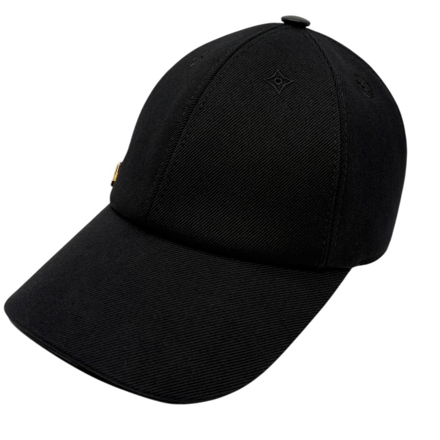 【美品】LOUIS VUITTON 黒キャップ　LVアイコニック　Mサイズ LOUIS VUITTON（ルイ・ヴィトン） キャップ LV アイコニック