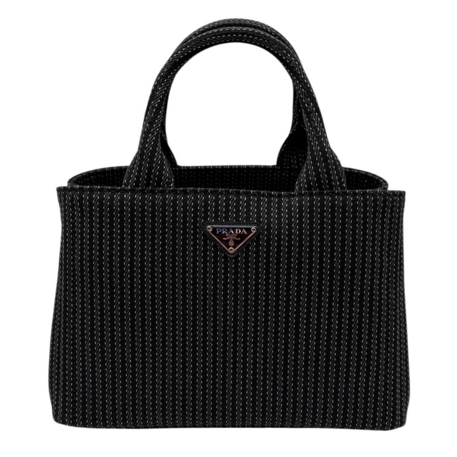 PRADA（プラダ） ハンドバッグ カナパ デニム キャンバス