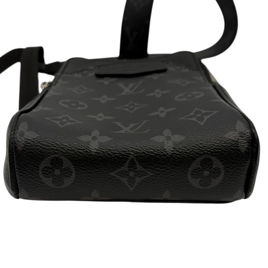 【ちゃんはる】Louis Vuitton ブラックボディバッグ ルイヴィトン モノグラム バッグ メンズ LOUIS VUITTON バッグ メンズ