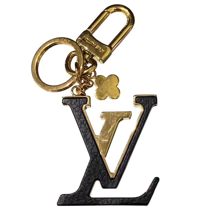 Louis Vuitton ルイヴィトン ポルト クレ・LV カプシーヌ キーホルダー M63080 バッグチャーム 箱付き 中古美品