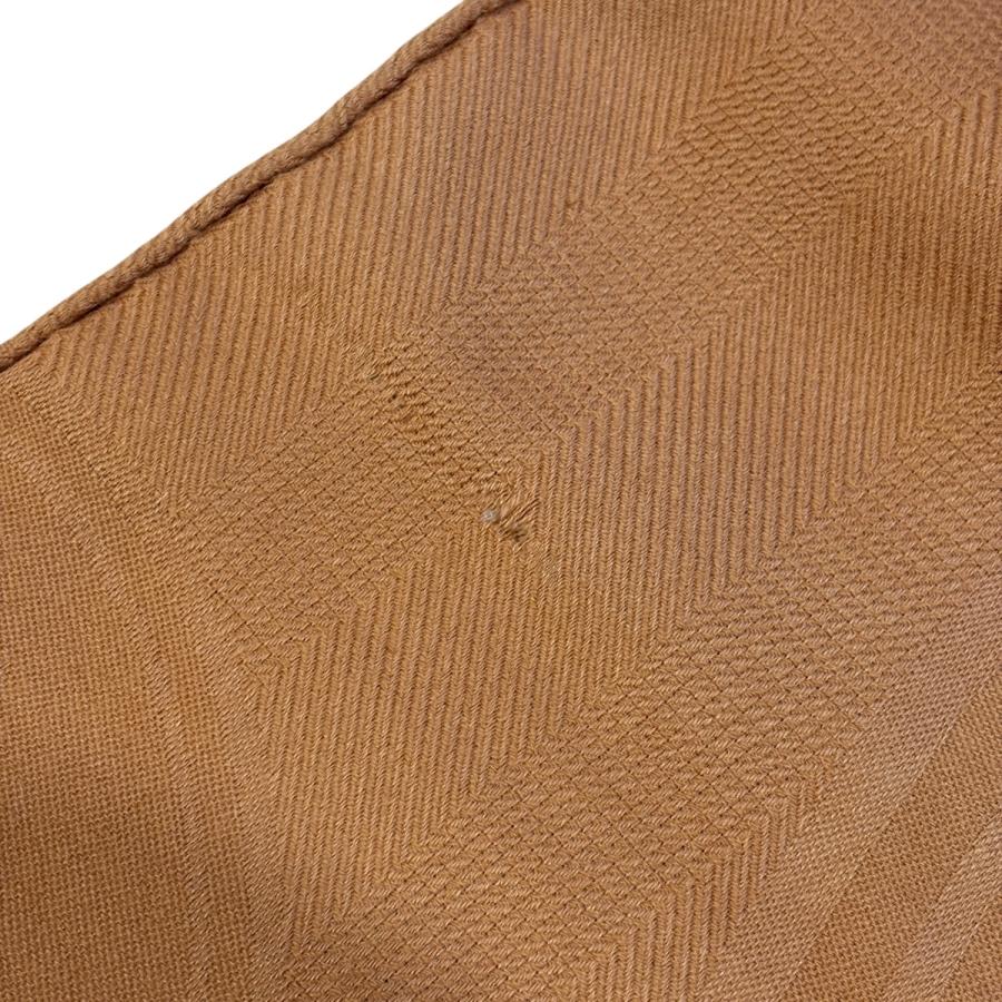 HERMES エルメス ストール ニューリブリス 220 オレンジブラウン