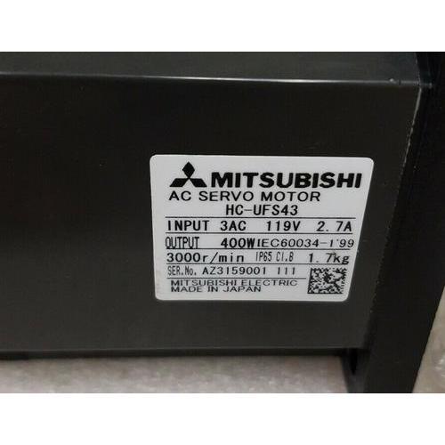 MITSUBISHI ELECTRIC ACサーボモーター HC-UFS43 MITSUBISHI AC SERVO MOTOR HC-UFS43-S2 NEW ORIGINAL