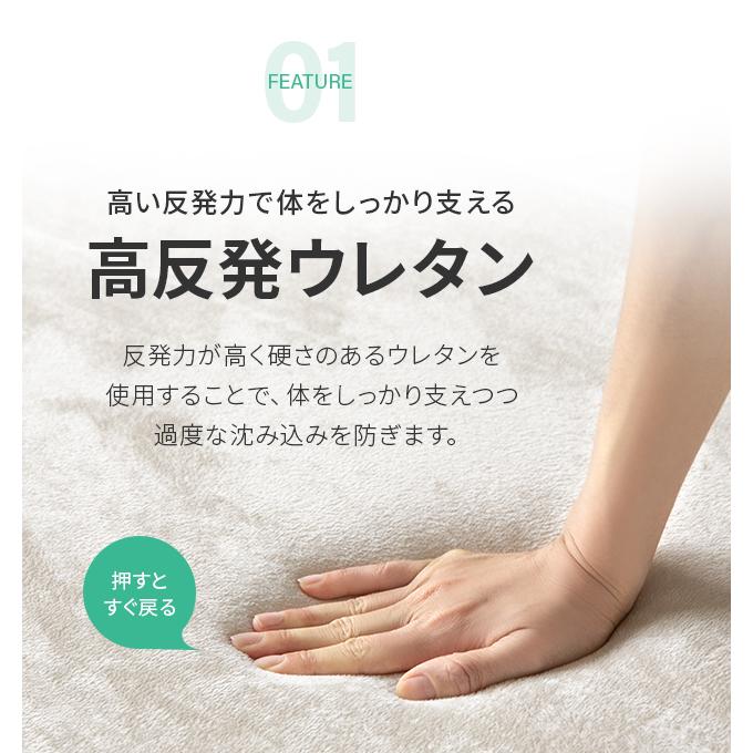 【即日発送／日時指定OK】 三つ折りマットレス セミダブル 高反発マットレス ウレタンマットレス 折りたたみマットレス 折り畳みマットレス 3つ折りマットレス |  | 13