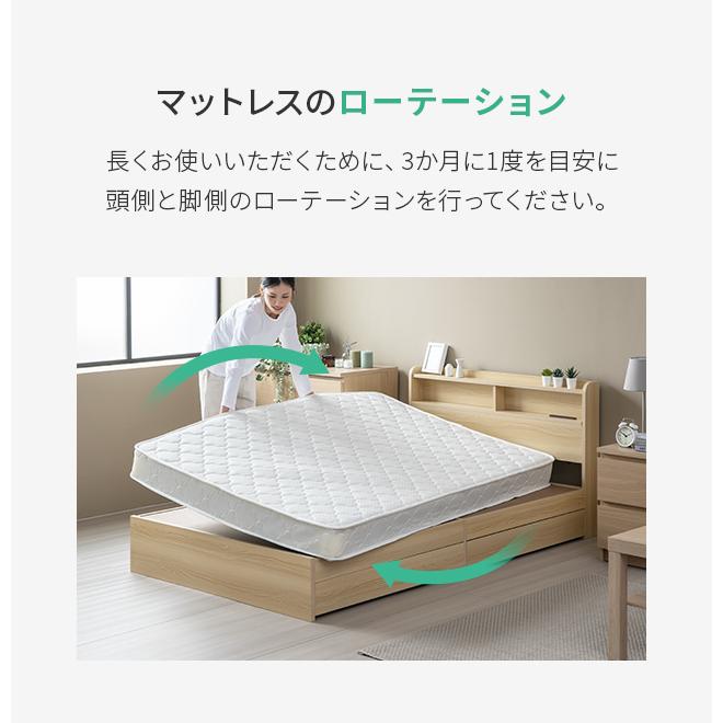 即日発送／日時指定OK】 ボンネルコイルマットレス ダブル 硬め 固め