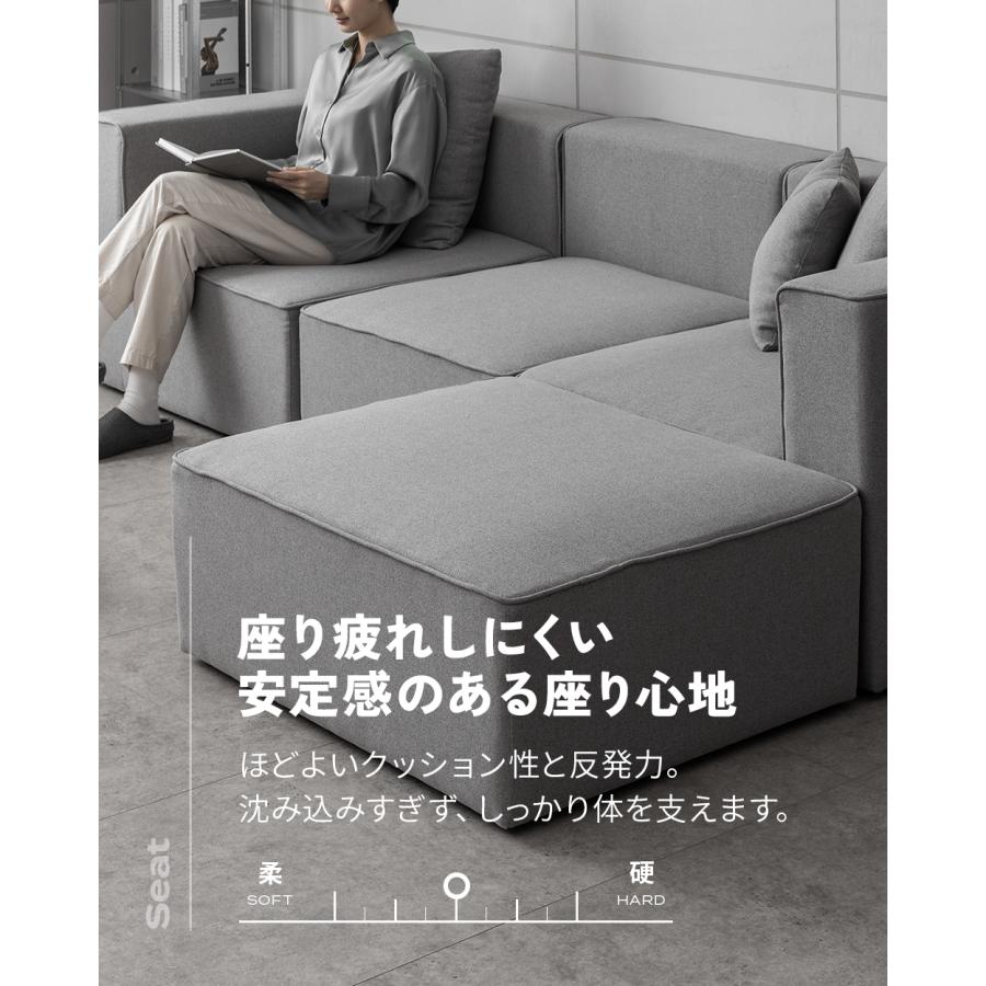即日発送／日時指定OK】 ソファセット ベージュ グレー ダークグレー 3