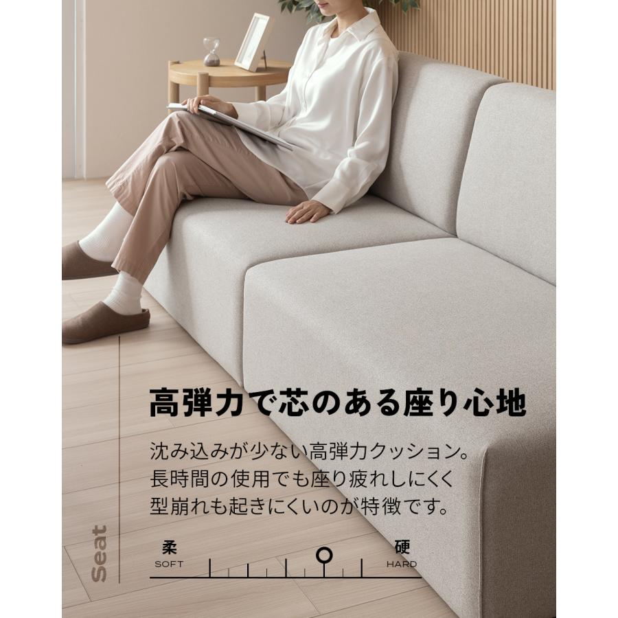 即日発送／日時指定OK】 フルカバーリング ローソファー ベージュ