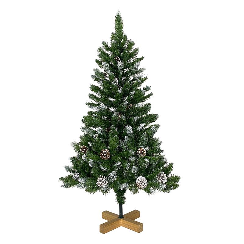 クリスマスツリー 180cm 北欧 おしゃれ 雪化粧 オーナメント無し 飾り 松ぼっくり付 クリスマス飾り シンプル 組立簡単