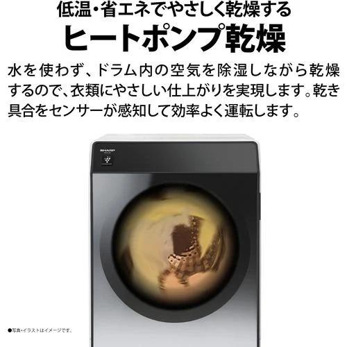 プラズマクラスター 【納期約30日】設置無料 ドラム式 洗濯機 SHARP 