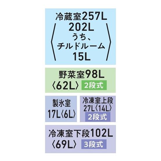 設置無料 冷蔵庫 片開き 東芝 冷凍冷蔵庫 VEGETA 右開き フロストグレージュ GR-W500GT-TH｜lifeed｜10