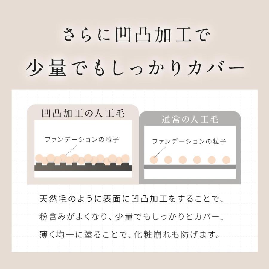 『24h限定 500円OFF』 メイクブラシ ファンデーションブラシ ファンデブラシ 高品質 パウダーファンデ用 柔らかい メイクブラシ 化粧筆 ベースメイク メイク道具 | D-RAY | 10