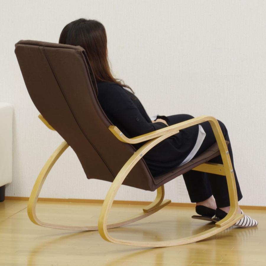 ロッキングチェア 1人掛け 木製 パーソナルチェア ハイバック 組立式 Lf005 0016 ライフエフ 通販 Yahoo ショッピング